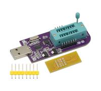 Tacdas Módulo Programador de Alta Velocidad CH347 para 24 EEPROM y 25 SPI Flash, Adaptador Serie USB A TTL, Compatible con ISP/ICP.