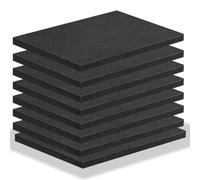 Tacdas Panel de Espuma de Poliuretano, 40 X 30 X 2,5 cm, Inserto de Espuma Cortable para Caja de Herramientas, Cámara, Amortiguación A Prueba de Golpes