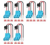 Tacdas Paquete de 6 Conectores de Mazo de Cables de 12 AWG de Repuesto para Juguetes de Montar en Vehículos con Batería SLA de 12 Voltios Peg-Perego con Fusible