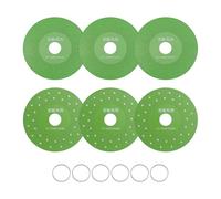 Tacdas Paquete de 6 Discos de Amolar de Diamante de 4,5 Pulgadas (115 mm) para Cortar y Amolar Cerámica, Azulejos y Mármol