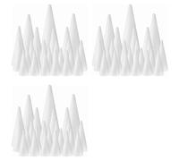 Tacdas Paquete de 72 Conos de Espuma para Manualidades,Conos de Árbol de Espuma, Espuma en Forma de Conos para Artes, Manualidades, Árbol de Navidad, Escuela, Proyecto de Manualidades DIY