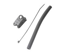 Tacdas Reemplazo de Nailon Duradero Kiteboard Kitesurf Kite VáLvula de una Bomba Abrazadera de Manguera Kit de Engranajes Accesorios Manguera y Abrazadera de Cometa