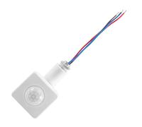 Tacdas Sensor de infrarrojos mini de 220 V para el cuerpo humano, sensor de infrarrojos, interruptor LED de inundación, sensor de movimiento PIR, ajustable