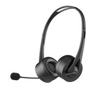 Tacdas -T490 BT V5.3 Auriculares con Micrófono Auriculares Inalámbricos HiFi Montados en la Cabeza Auriculares de Llamada Manos para Oficina de Centro de Llamadas A
