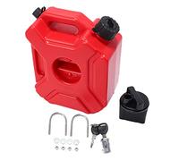 Tacdas Tanque de Combustible de Respaldo Rojo para Motocicleta 3L Contenedor de Repuesto de Coche de Gasolina de PláStico DepóSitos de Gasolina ATV UTV