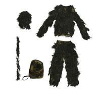 Tacdas Traje 5 en 1, Ropa de Caza Al Aire Libre de Camuflaje 3D Que Incluye Chaqueta, Pantalones, Capucha, Bolsa de Transporte para Adultos, NiñOs y JóVenes