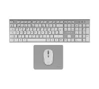 Tacens 3EN1 Teclado+Ratón+Alfom Inalámbrico Blanco 6ZENITHWES