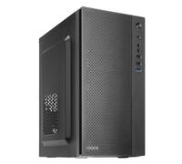 TACENS ANIMA AC5500, Caja Ordenador Compacta Micro ATX, Frontal Malla Refrigeración, Fuente Alimentación 500W, USB 3.0, Negro