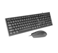 Tacens Teclado + ratón Anima ACP02 - Teclado compacto full con SmartKey AI, ratón 1600 DPI, Negro