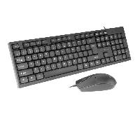 Tacens Teclado + ratón Anima ACP02 - Teclado compacto full con SmartKey AI, ratón 1600 DPI, Negro