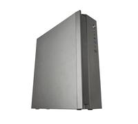 Tacens Anima ACSLIM500, Caja PC MicroATX, Diseño Slim Dual Horizontal o Vertical, Fuente de Alimentación TFX 500W, Frontal con Rejilla Airflow, Minitorre Ultracompacta con USB-C y USB 3.0, Negro
