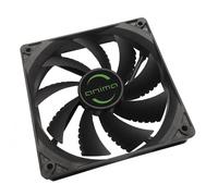 Tacens Anima - AF12, ventilador para PC, 12cm 12v, 14dB, 9 aspas, 1200 RPM, negro