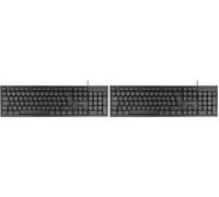 Tacens Anima AK02, Teclado PC Completo, Formato Compacto, Teclas Silenciosas Perfil Bajo, SmartKey Copilot AI, Plug&Play, Windows|Linux|Mac |PS4|PS5|XBOX ONE|XBOX SERIES X-S|Switch|Switch 2, Inglés US