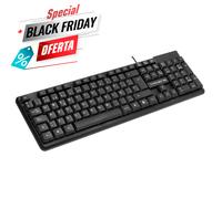 Tacens anima ak0es teclado usb qwerty español negro