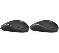 TACENS ANIMA AMG, Ratón Profesional Ergonómico, Diseño Natural Ultraligero, 3200DPI, Switches Mecánicos HUANO, Negro (Paquete de 2)