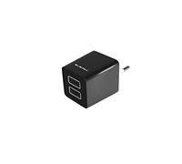 Tacens Anima AUSB1 - Cargador (2 Puertos USB, rápido y Ligero, ecológico) Color Negro