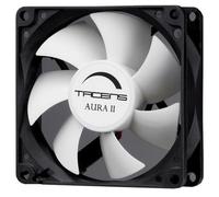 Tacens 3AURAII9, Ventilador Ordenador 9 cm, Ultrasilencioso, Antipolvo, Negro