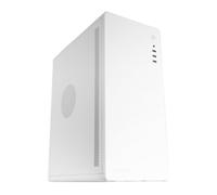 Tacens ENSIS, Caja PC ATX, Diseño Completamente Metálico, Estructura Robusta Ultrarresistente, Semitorre con Ventilador 120mm FDB Ultrasilencioso, USB 3.0, Blanco