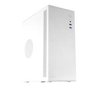 Tacens Caja PC Micro-ATX NOVAX minitorre, metálica ultrarresistente, 1x ventilador 80mm, blanco