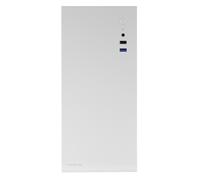 Tacens - ORUMX, Caja Minitorre Slim, Micro-ATX Ultra Compacta, Estructura de Acero, Ventilador 80mm, Blanco