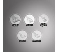 Fuente de alimentacion atx tacens radix vii 600w 80+ silver