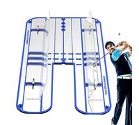 Tacery Espejo Putt Patentado Golf, Putting Aids Golf Trainer Tool, Golf Putting Espejo alineación con Putting Cup Combo Putting Trainers para Ejercicios Juegos f