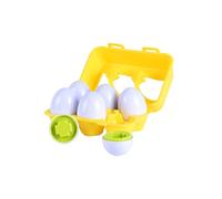 TACHAN - Pack 6 Huevos encajables-Juguete Educativo Formas y Colores - Juguete Infantil de clasificación(CPA Toy Group 786T00745)