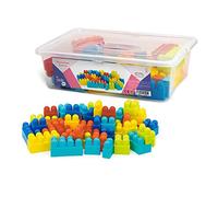 TACHAN VICAM Toys, S.L.- MALETÍN con 48 Piezas DE CONSTRUCCIÓN DE PLÁSTICO Juegos, Multicolor (778T00515)
