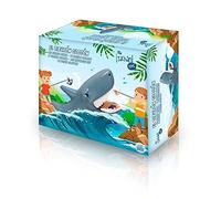 Tachan Juego de Mesa y Habilidad El Tiburón Glotón, de 2 a 5 Jugadores, consigue Sacar los Objetos de Las mandíbulas del tiburón y triunfarás, Multicolor (741T00520)