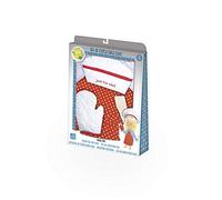 Tachan - Set de cocinero para chefs con delantal, Rojo/Gorro