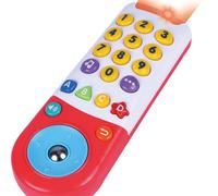 TACHAN - Mando TV bilingüe - Musica y Sonidos - Juguete Primera Infancia - con regulador de Volumen (CPA Toy Group 782T00747)