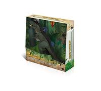 Tachan Dinosaurio T-Rex con Sonidos Realistas, Luces, Función para Caminar, Mueve la Cabeza, Color Verde