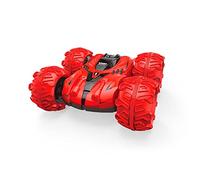 Tachan - Coche anfibio con ruedas xl hinchables, puede moverse por el agua, con amortiguadores, mando a distancia ergonómico, color rojo y negro (CPA TOY GROUP TRADING S.L. 780T00662)