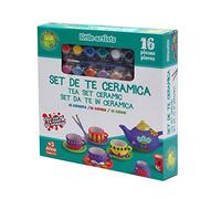 Tachan- Set de té cerámica Little Artists, Color surtido (CPA Toy Group 780DIY002)