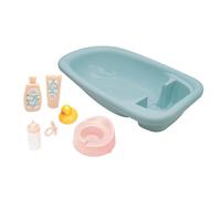 TACHAN - Bañera para muñecas con Accesorios - Set baño muñecas - Incluye Crema, Orinal Chupete y biberón (CPA Toy Group 799T00989)