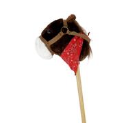 Tachan - Cabeza de Caballo con Palo - con Sonidos para Hacerlo mas Real - Caballo de Juguete para niños y niñas - Color marrón - Dimesiones 80 cm de Altura (CPA Toy Group 727T00726)