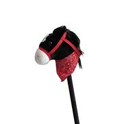 Tachan- Cabeza de Caballo con Palo - con Sonidos para Hacerlo mas Real - Caballo de Juguete para niños y niñas - Color Negro - Dimesiones 80 cm de Altura (CPA Toy Group 727T00727)