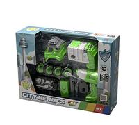 Tachan- Lkw Camión Basura con Sonido y Montaje Eléctrico, Radio Control, Color Verde (CPA 7838041M)