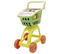 Tachan- Carrito supermercado con Alimentos, Color Verde/Amarillo (CPA Toy Group 1)