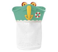 Tachan - Cesta para Juguetes de baño con Forma de Barca y Red para escurrir el Agua con 7 Accesorios Suaves de Juego de Agua Que flotan (756T00580)