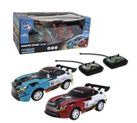 TACHAN - Coches R/C Rally Storm - Escala 1:26 - Doble frecuencia - Pack 2 Coches R/C - Color Rojo y Azul (CPA Toy Group 733T01019)
