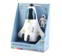 TACHAN - Cohete Espacial Infantil con Luces y Sonidos - Se Abre Puerta y Cabina - Incluye Astronauta (CPA Toy Group 746T00705)