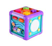 TACHAN - Cubo de Actividades Interactivo con Luces, Sonidos y Juegos educativos - Juguete Multifuncional para Bebes (CPA Toy Group 782T01008)