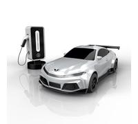 TACHAN - Deportivo eléctrico - Vehículo R/C - con luz y Sonido - Baterías Recargables USB - 4 Canales - 15 KM/H - +3 (CPA Toy Group 753T00908)