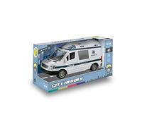 Tachan-FURGON POLICIA con LUZ Y Sonido Heroes DE Ciudad 1:16, Escala, Color no Aplica (CPA Toy Group Trading S.L. 746T00461)