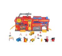 TACHAN - Garaje Maletín Estación Bomberos - con Sonidos y Luces - Incluye vehículos y Accesorios - +3 (CPA Toy Group 796T00905)