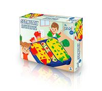 Tachan Geometrix Juego de rapidez y precisión para 2 Personas, Completa el Panel Antes Que tu Rival y de Que acabe el Tiempo