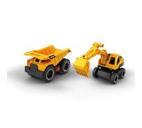 Tachan Heroes de Ciudad-Set de Dumper y Excavadora (CPA Toy Group 757T00895)