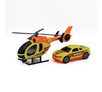 Tachan Heroes de Ciudad-Set de Helicoptero y Coche de Rescate (CPA Toy Group 757T00894)