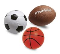 Tachan Infantil Multideporte-Set 3 Pelotas, Multicolor (CPA Toy Group T00998)